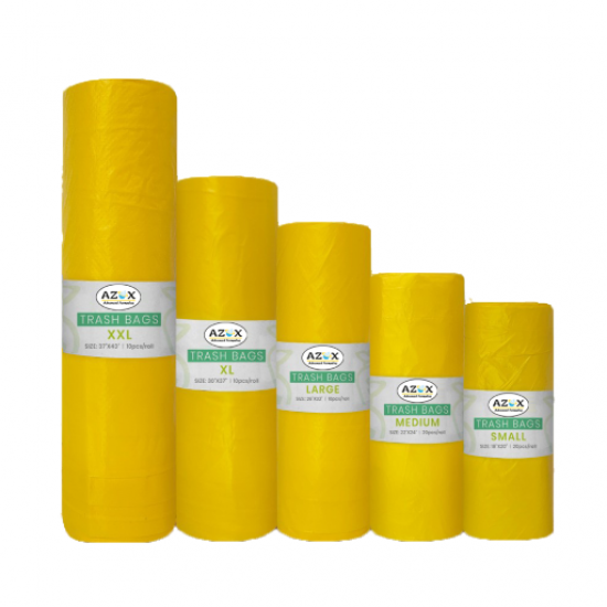 SP Trash Bags Yellow X-Large (12 bags/Roll)