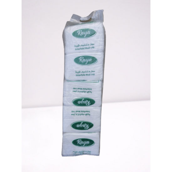 Interfold Green Tissues White 1.4Kg (10 pcs x 140g)